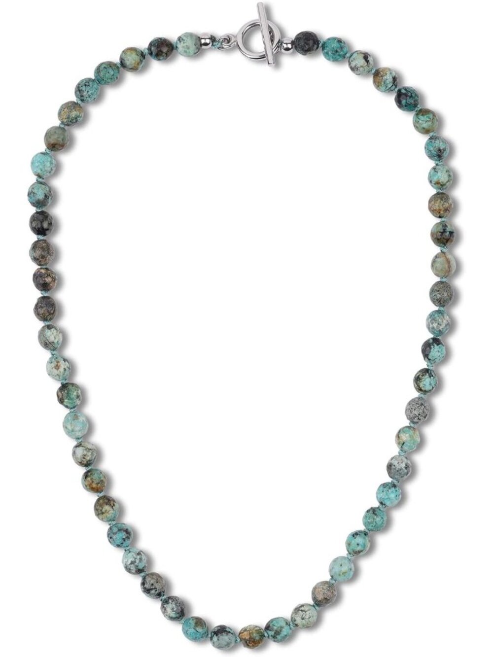 Handmade Men's Beaded Crystal Necklace | Unique Jewelry Gift for Him
